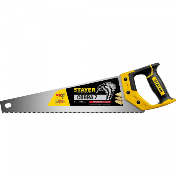 Ножовка универсальная Cobra 7 400 мм 7 TPI 1510-40_z02 STAYER